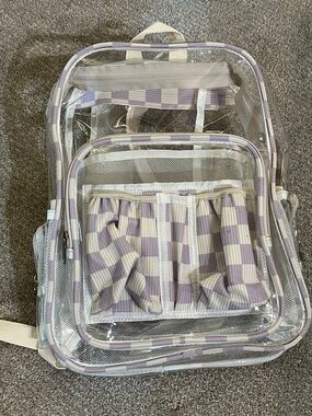Clear backpack